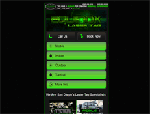 Tablet Screenshot of m.equinoxlasertag.com