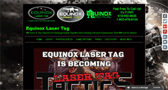 Desktop Screenshot of equinoxlasertag.com