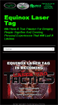 Mobile Screenshot of equinoxlasertag.com